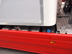 Motory Scania Euro 6 pracují se systémem EGR i SCR. Proto přídavná nádrž na aditivum AdBlue