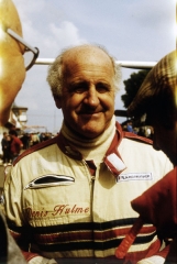 Denis Hulme, mistr světa F1 1967, v Brně roku 1986