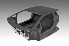 Samonosná skořepina střední části supersportovního vozu Lamborghini Aventador (CFK)