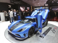 Koenigsegg Agera R model 2013 při premiéře na letošním autosalonu v Ženevě