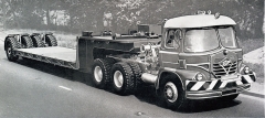 Těžký tahač 6AC6/80 s pevnou laminátovou budkou S21 pro export (1967)