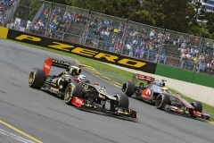 Kimi Räikkönen, mistr světa 2007, se vrátil (Lotus-Renault E20)