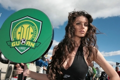 Grid Girl čínského týmu Beijing Guoan FC, vítěze prvního ročníku (Jarama 2010)