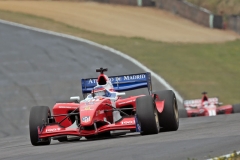 María De Villota (Atlético de Madrid) na okruhu Brands Hatch (2010)