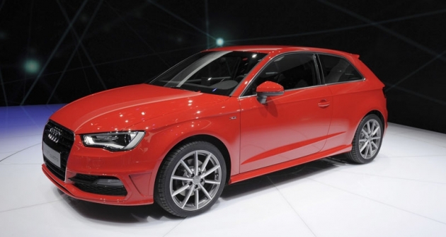 Audi A3 1.8T Quattro při premiéře na Ženevském autosalonu 2012