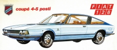 Moretti 128 Coupé, přechod na přední pohon se čtyřválcem 1116 cm3/55 k DIN, hmotnost 785 kg a největší rychlost přes 145 km/h (1971)