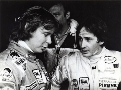 Didier Pironi a Gilles Villeneuve na Velké ceně Francie 1981