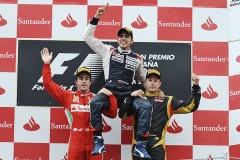 Pastor Maldonado (Williams) poprvé vyhrál; v Barceloně dojeli Alonso druhý a Räikkönen třetí