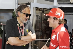 Sergio Marchionne, šéf Fiat Group, a Fernando Alonso (Montreal 2012)