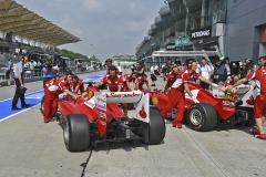 Scuderia Ferrari na Velké ceně Malajsie 2012