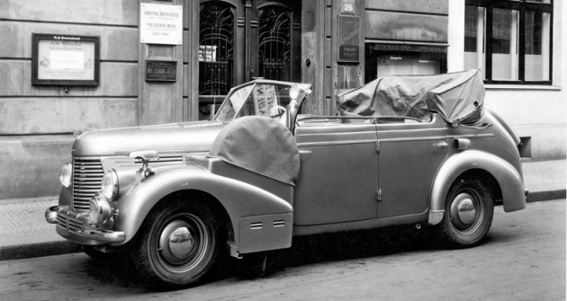 Kabriolet Škoda Rapid na plynový pohon pro Hermanna Göringa (1943)