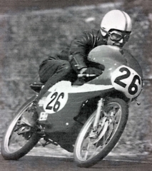 Stripačuk (Jamathi 50) na trati naší Grand Prix v roce 1970
