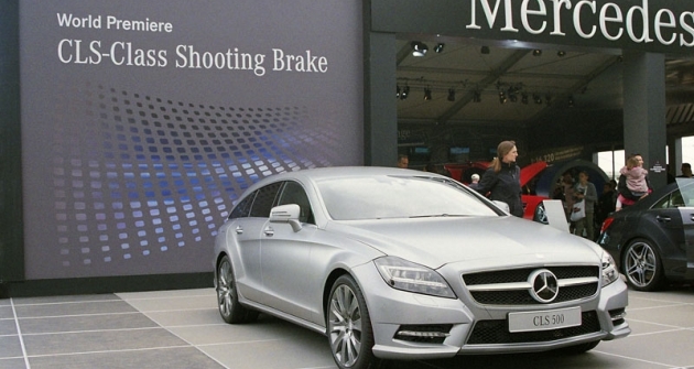 Mercedes-Benz CLS 500 Shooting Brake při světové premiéře v Goodwoodu