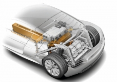Uspořádání elektrického pohonu zadních kol Audi R8 e-tron