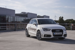 Jeden z testovaných exemplářů Audi A1 e-tron Dual-Mode Hybrid