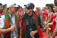 Michael Schumacher a Sebastian Vettel v Indii