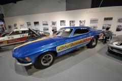 Ford MT Mustang Mach 1 Boss 429 Funny Car (1970; jezdci Danny Ongais a Mike van Sant, nejlépe 7,40 sekundy na čtvrt míle s rychlostí 315,36 km/h)