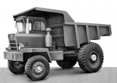 Aveling-Barford SL 300 s motorem Leyland AU 600 (163 k; užitečná hmotnost 15 t)