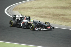 Esteban Gutiérrez z Mexika podává matné výkony (Sauber C32 Ferrari)