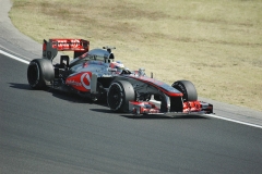 Jenson Button (McLaren MP4-28 Mercedes) vzpomíná na lepší časy...