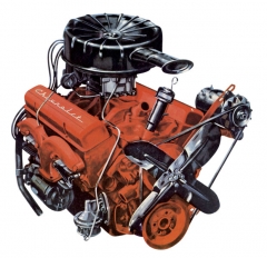 Druhá verze 283 V8 TurboFire V8 (jen jméno, bez přeplňování; 1957)