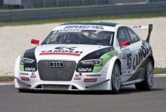 Gianni Morbidelli, jeden z favoritů na mistrovský titul (Audi RS5)