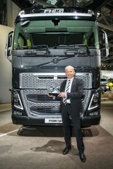 Prezident společnosti Volvo Trucks Claes Nilsson při slavnostním vyhlášení v Moskvě