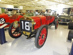 Austin 100 HP Grand Prix, šestiválec 9657 cm3, nasazený ve Velké ceně Francie v Dieppe 1908 (jezdci Dario Resta, Warwick Wright a Lord Brabazon)