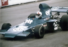 Chris Amon (Tyrrell 005 Ford) na Velké ceně Kanady 1973