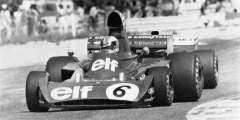 Cevert v poslední sezoně 1973 (Tyrrell 006 Ford)