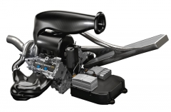 Součinnost zážehového motoru V6 Turbo s přídavným elektropohonem a rekuperací energie umožňuje vyspělá řídící elektronika