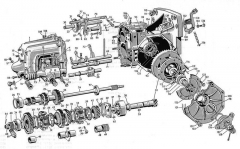 Čtyřstupňové manuální ústrojí s automatickou spojkou Saxomat z minivozu BMW 600 (výbava na přání, nerozšířila se)