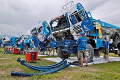 Jedním z pilířů úspěšnosti ruského týmu KAMAZ MASTER je dokonalé zázemí a 100 % servis.