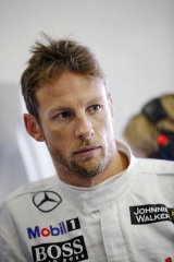 Jenson Button, mistr světa 2009, jede u McLarenu pátou sezonu