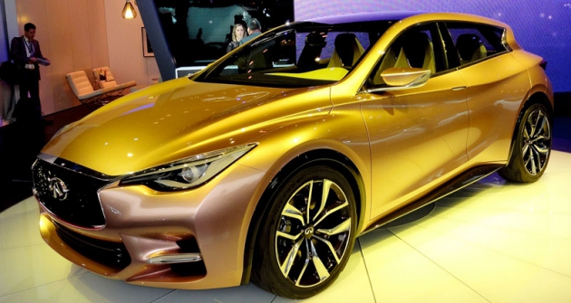 Infiniti Q30 Concept na autosalonu v Detroitu 2014