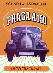 Praga A 150 byla nabízena v německy mluvících zemích podnikem zahraničního obchodu Kovo