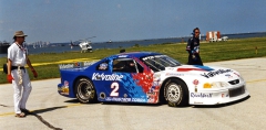 Brian Simo (Ford Mustang), jeden z mnoha úspěšných jezdců (byl mistrem roku 2000 na exotickém Quale Mangusta)