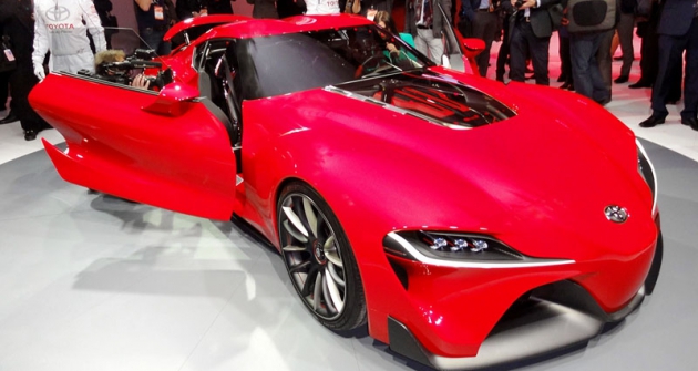 Toyota FT-1 při světové premiéře na autosalonu v Detroitu (2014) 