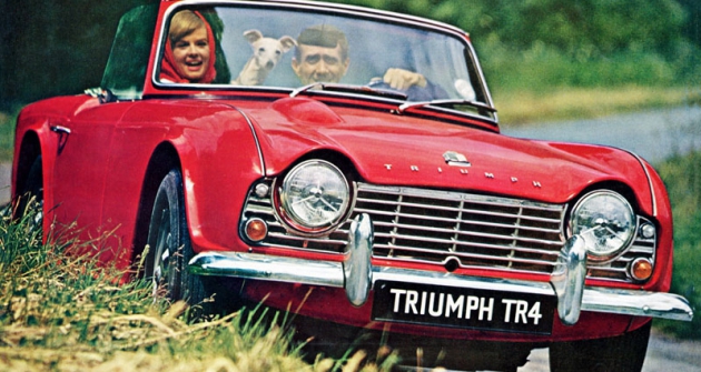 Triumph TR4, první roadster s karoserií podle návrhu Michelotti (1961) 