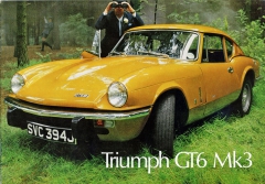 Triumph GT6 Mk.III, vlastně kupé Spitfire s dvoulitrovým šestiválcem (1970)