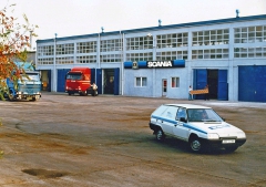 První servis Scania v České republice