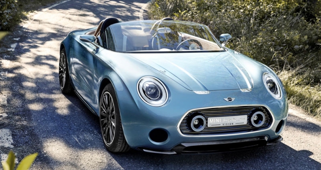 Mini Superleggera Vision, půvabná studie malého roadsteru, která slavila světovou premiéru ve Villa d’Este