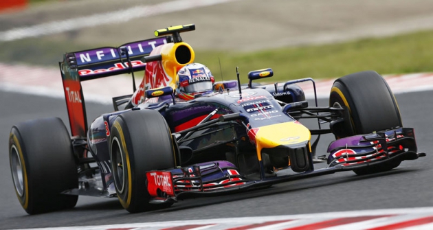 Daniel Ricciardo  (Red Bull RB10 Renault) dobyl na Hungaroringu svoje druhé vítězství 