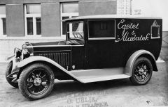 Fiat 509 firmy Egerer a Masarek přepravoval hlavně kravaty (1928)
