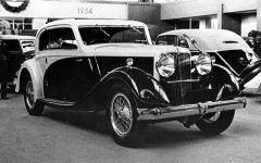 Kupé Regent s karoserií Sodomka na Pražském autosalonu 1934