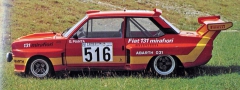 Závodní Abarth SE 031 dostal šestiválec 3481 cm3, upravený z velkého Fiatu 130
