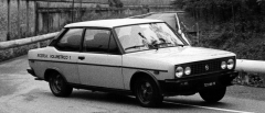Fiat 131 Abarth Volumetrico při zkušební jízdě (1981)