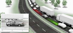 Traffic Jam Assist umožňuje samočinnou jízdu do 60 km/h v jednom pruhu při dopravní zácpě