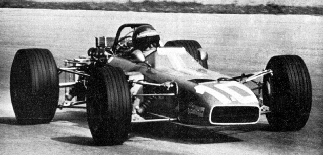 S vozem  De Tomaso 103 Ford F2 v závodě  Lotteria Monza 1969 (dojel devátý, vyhrál Robin Widdows, Brabham BT23C Ford)  