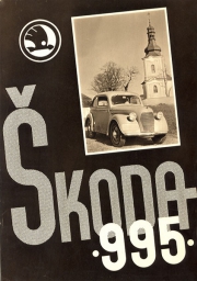 Prospekt Škoda Popular 995, vydaný před jarní sezonou 1939